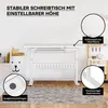 Toboli Kinderschreibtisch verstellbar 100 x 60 cm, Produktbild-Vorschau 4