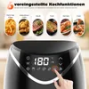 Airfryer Heißluftfritteuse 2,8L, Digitaler Touchscreen, 6 Produktbild-Vorschau 3