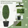 HOMCOM Künstliche Buchsbaum 2er-Set 60 cm Kunstpflanze im Produktbild-Vorschau 4