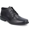 A black leather boot is shown against a white background. Podgląd zdjęcia produktu