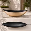 Große Pflanzschale oval 55 cm für draussen Dekoschale Produktbild-Vorschau 2
