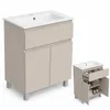 Badezimmerschrank mit Waschbecken und Schublade, 60 cm, Produktbild-Vorschau 3