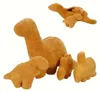 Dino Nugget Kissen Set 4-teilig Plüsch Kuscheltier Produktbild-Vorschau 2
