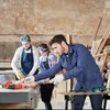 Établi pliable Relaxdays, jusqu'à 100 kg, plateau réglable, Voir les images du produit 3
