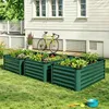 Balconera Hochbeet 120x58x46cm, Gartenbeet verzinkte Produktbild-Vorschau 2