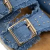 Mustang Damen Pantolette Blau (Jeans) Voir les images du produit 29