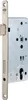 A close-up, studio shot of a door lock mechanism against a white background. Produktbild-Vorschau