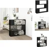 vidaXL Knihovna s policemi černá 100x24x94 cm - Knihovny a Náhled obrázku produktu 1