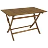 DEGAMO Gartentisch Klapptisch Holztisch TOBAGO 70x120cm Produktbild-Vorschau 1