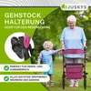 Juskys Rollator Vital faltbar, leicht, höhenverstellbar - Produktbild-Vorschau 7