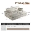 Sofa Cordsofa 2-Sitzer mit Bettfunktion, modernes Produktbild-Vorschau 2