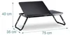 Relaxdays Laptoptafel voor in bed, 40 x 75 x 35 cm (hoogte Productafbeelding-voorbeeld 4