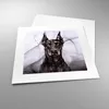 Poster - Poster ohne Rahmen - Hund Abstraktion - 30x30 cm - Produktbild-Vorschau 3