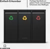 Klarstein Ordnungshüter 3-in-1 Mülleimer - 45L Produktbild-Vorschau 3