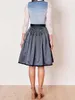 Dirndl Dena 60cm Länge blau 44 Produktbild-Vorschau 4