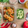 KitchenBrothers Meal Prep Boxen - Glas Frischhaltedosen Set Produktbild-Vorschau 3