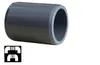 PVC-U Klebestutzen / Verbindungsstück 63 mm Produktbild-Vorschau 2