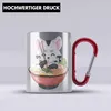 Trendation -  Anime Edelstahl Tasse Karabiner Geschenk Produktbild-Vorschau 2