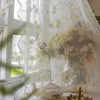 2 tende in voile con ricami floreali in pizzo per Anteprima dell’immagine prodotto 9