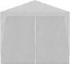 dkd-home-decor Partyzelt 9 x 3 x 2,55 m Weiß PE-Dach und Produktbild-Vorschau 4