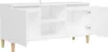 vidaXL TV-Schrank mit Massivholz-Beinen Weiß 103,5x30x50 cm Produktbild-Vorschau 6