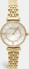 A close-up studio shot of a gold Emporio Armani women's watch with a mother-of-pearl dial and diamond accents. Produktbild-Vorschau