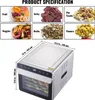 Dehydrator VEVOR 700 W stal nierdzewna, 300 x 280 mm 6 szt. Podgląd zdjęcia produktu 7