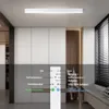 A modern LED ceiling light with a remote control and its functions labeled. Podgląd zdjęcia produktu