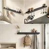 doporro Wandgarderobe mit Ablage, Garderobenleiste 80 cm Produktbild-Vorschau 7