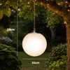 LED Solar Gartenkugel GLOBY - zum Aufhängen - H: 29cm, D: Produktbild-Vorschau 13
