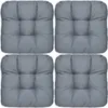 4er Set Beautissu Lisa Stuhlkissen 40x40x8 cm Produktbild-Vorschau 6