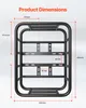 Cestino posteriore per bicicletta VEVOR 435x330x155 mm, Anteprima dell’immagine prodotto 6