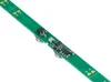 A close-up, angled view of a green circuit board strip with electronic components. Produktbild-Vorschau