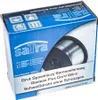 The image shows the packaging of a welding wire spool. The box is blue and white with product information and branding. A spool of welding wire is partially visible inside the box. Anteprima dell’immagine prodotto