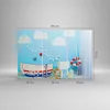 Bild auf Leinwand - Leinwandbild - Boot Anker Wolken Junge Produktbild-Vorschau 3