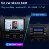 9" autorádio pre VW golf 5 6 Škoda Seat passat b7 polo Náhľad obrázku produktu 5