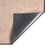 vidaXL Fußmatte Beige 60x80 cm Produktbild-Vorschau 2