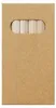 A close-up view of a cardboard box containing several unsharpened wooden pencils. Produktbild-Vorschau
