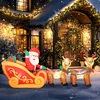 Outsunny opblaasbare kerstman op een slee met 2 rendieren Productafbeelding-voorbeeld 7