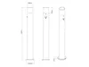 Trio 422260142 Stehleuchte LB18 anthrazit E27 mit BM Produktbild-Vorschau 5