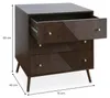 Comodà LIVIA a 3 cassetti, marrone scuro - Credenza con Anteprima dell’immagine prodotto 6