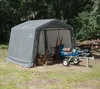 ShelterLogic Folien Zeltgarage Gerätehaus Grau 297x305x249 Produktbild-Vorschau 4