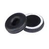 Two black ear pads for headphones are shown on a white background. Produktbild-Vorschau