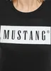 MUSTANG Damen, T-Shirt Alina C Logo Tee, S, Schwarz, sport, Produktbild-Vorschau 4