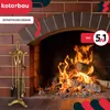 KOTARBAU® 4-częściowy zestaw kominkowy Zestaw kominkowy w Podgląd zdjęcia produktu 2