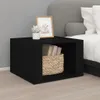 vidaXL Stolik nocny czarny 57x55x36 cm materiał Podgląd zdjęcia produktu 1