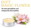 Duft-Teelichter 54er Pack – Duft Zauberblume, ca. 4 Stunden Produktbild-Vorschau 2