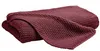 Hahn Strickdecke Wohndecke Perlmuster Marsala 130x170 cm Produktbild-Vorschau 7