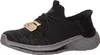A side view of a black and gray Skechers athletic shoe. Anteprima dell’immagine prodotto