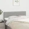 vidaXL Čelá postele Svetlosivé 144x5x78/88 cm Látkové Náhľad obrázku produktu 2
